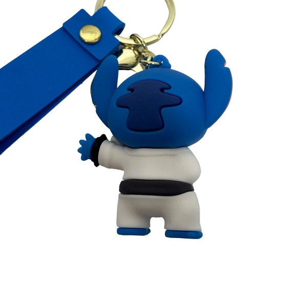 Disneys Stitch Elvis 3D Silicone Keychain NEW - Picture 3 of 12